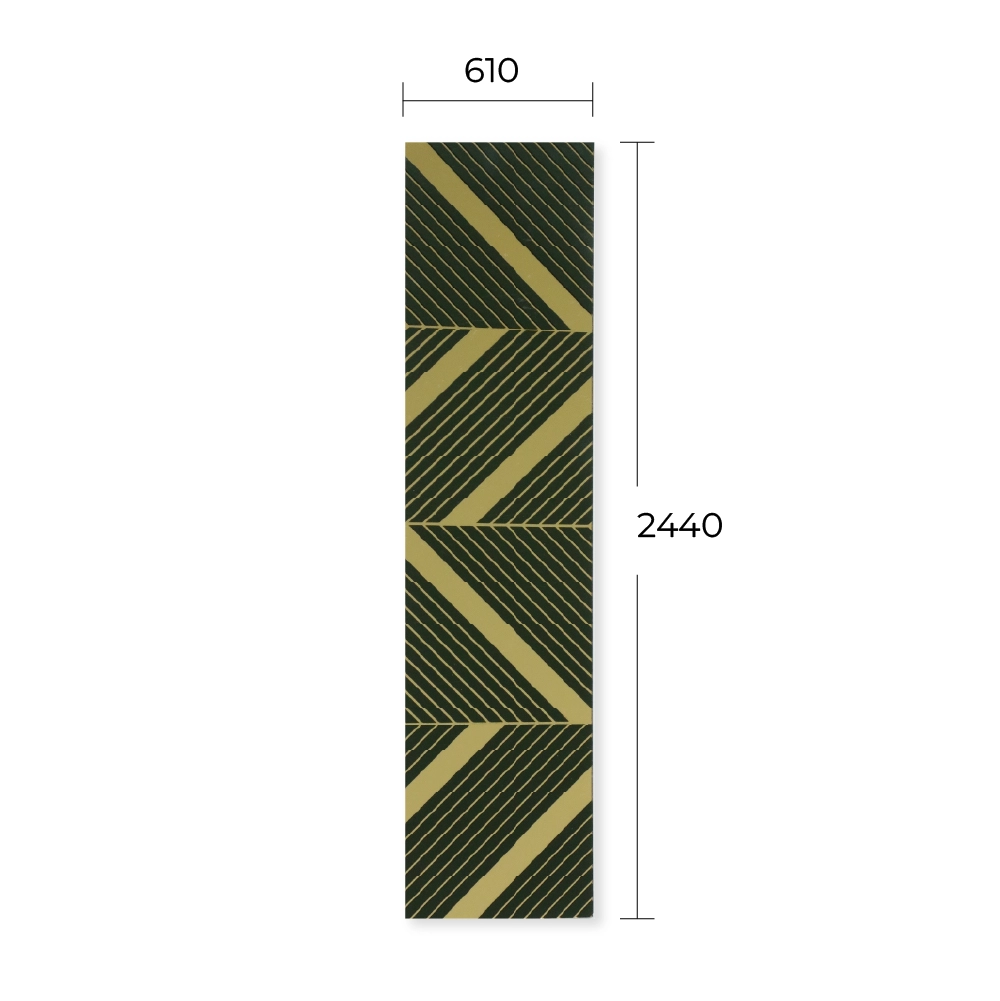 361200100025 Mirror Engraved Laminate Sheet LSD 6083-5# Gold+Bottle Green - Image 1