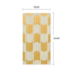 Mirror Engraved Laminate Sheet LSD 6052 Gold+White+Copper